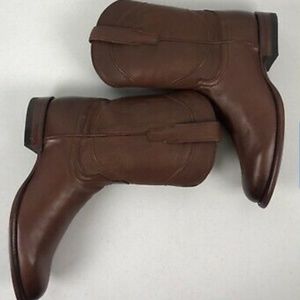 Tecovas Bourbon Calf Skin Roper Boots (Size 9)